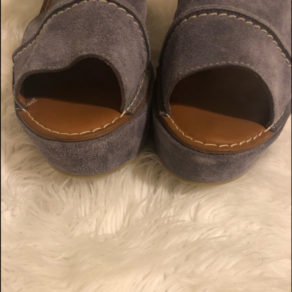 Zamagni Italian leather wedge sandals - Picture 4 of 10